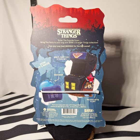 NWT Bark Netflix Stranger Things Dog Toy XS-M - Picture 5 of 5
